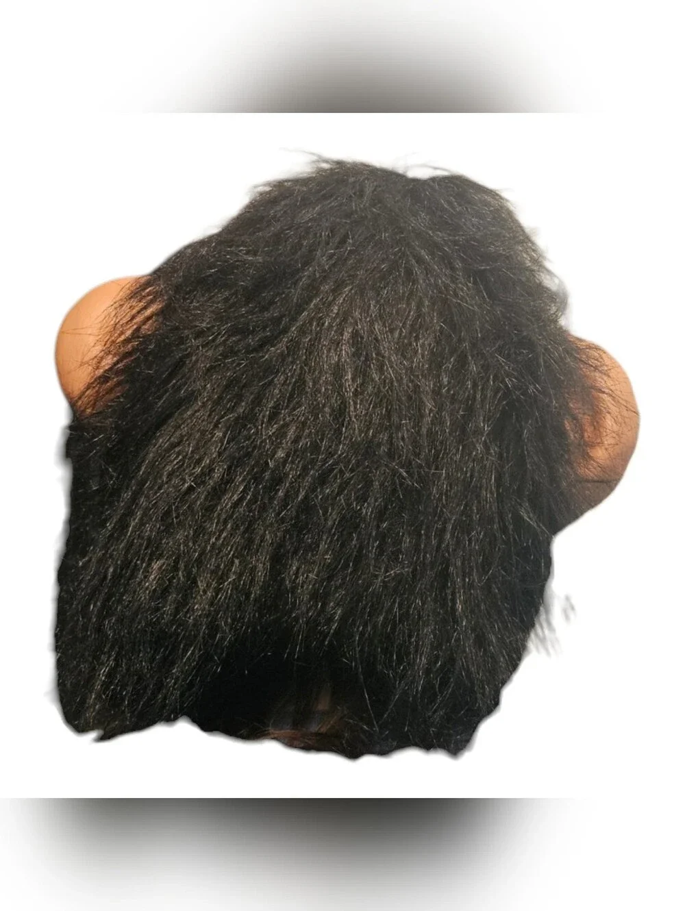 Latex Chimpanzee Monkey Mask Faux Fur Cosplay Halloween Costume Elastic Strap